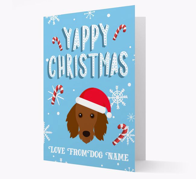 Yappy Christmas: Personalized {breedFullName} Christmas Card